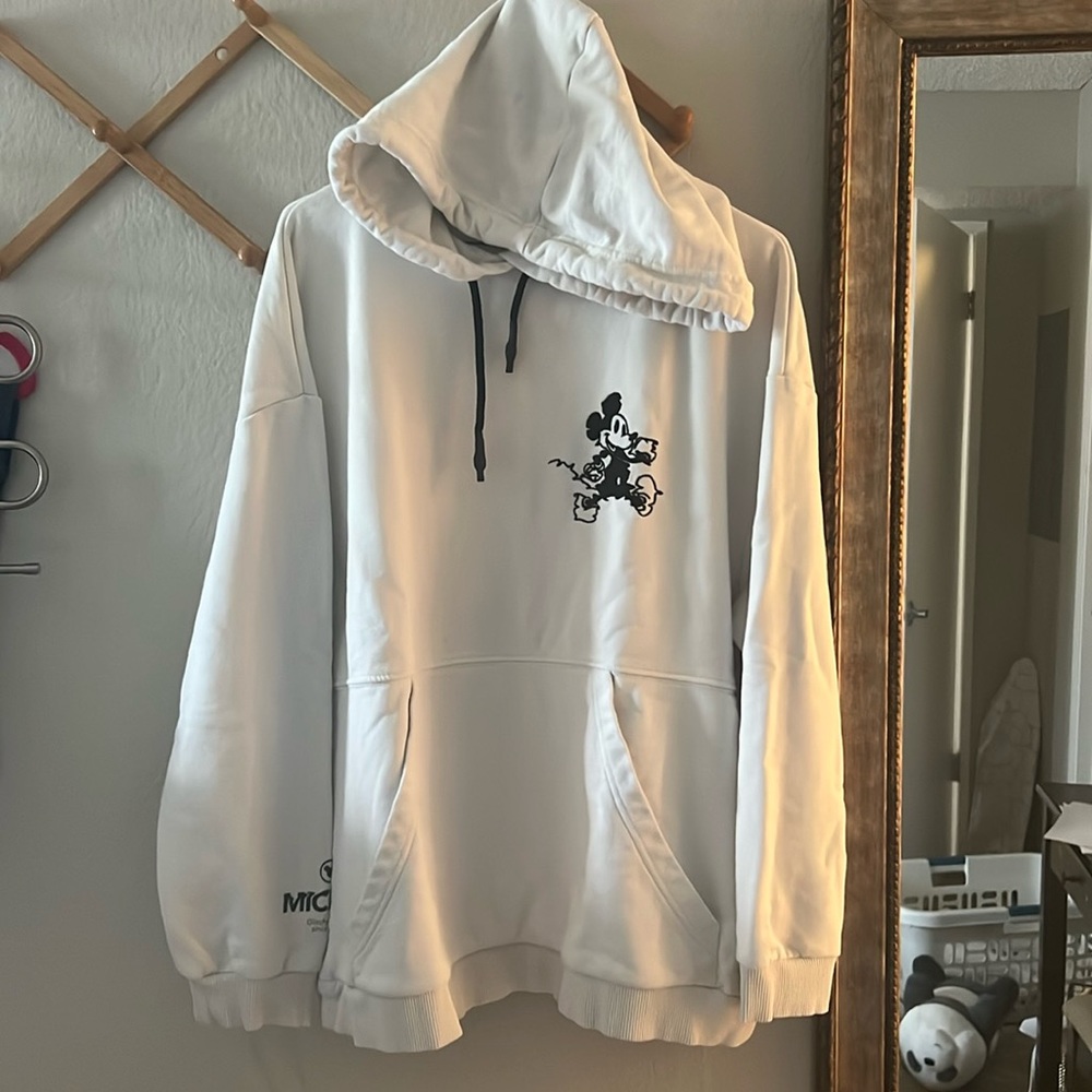 Zara  Mickey Mouse Hoodie with Slide slit